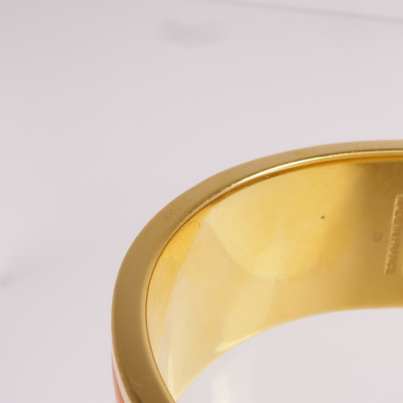 HERMES 金屬/琺瑯Clic-Clac H手鐲-10