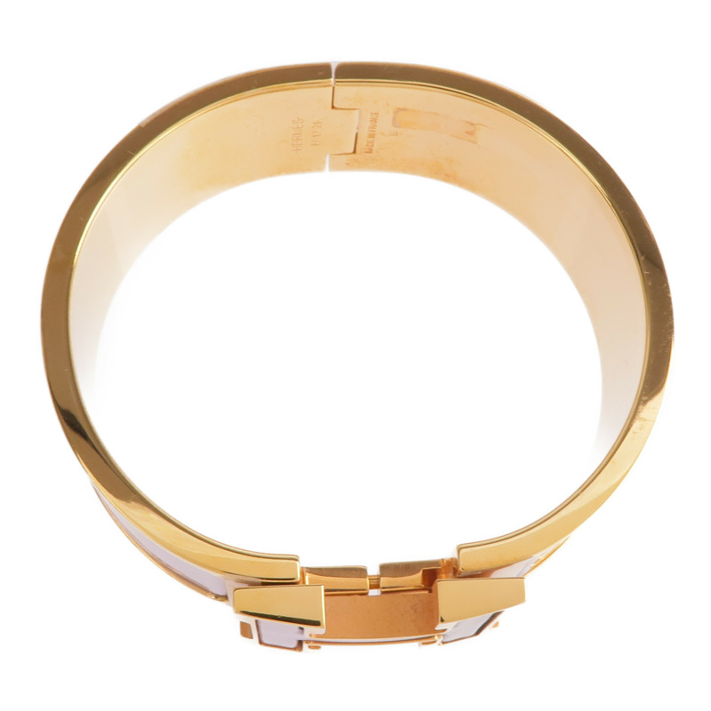HERMES 金屬/琺瑯Clic-Clac H Bracelet手鐲-3