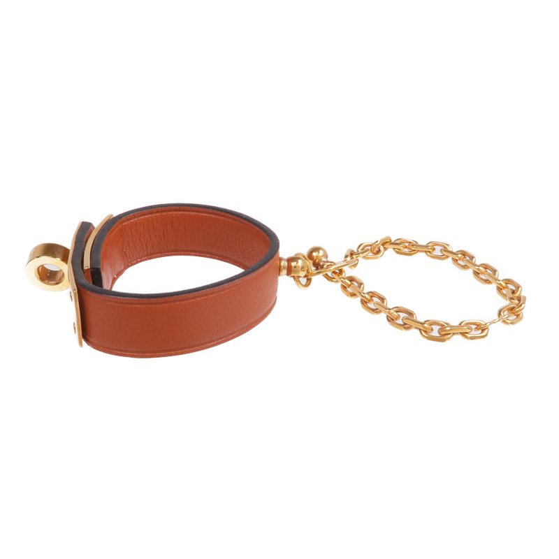 HERMES Swift皮革Kelly Glove Clip金扣掛飾-1