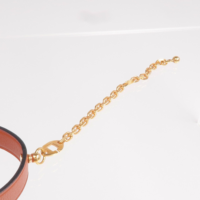 HERMES Swift皮革Kelly Glove Clip金扣掛飾-10