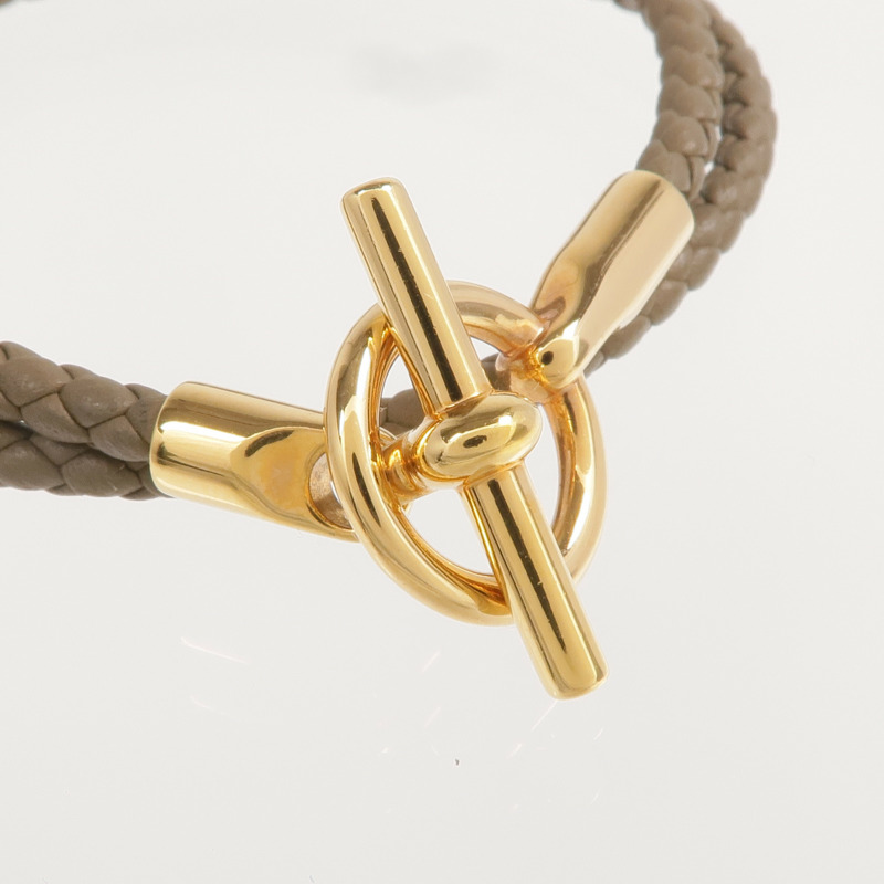 HERMES Swift皮革Glenan Double Tour Bracelet手鏈-3