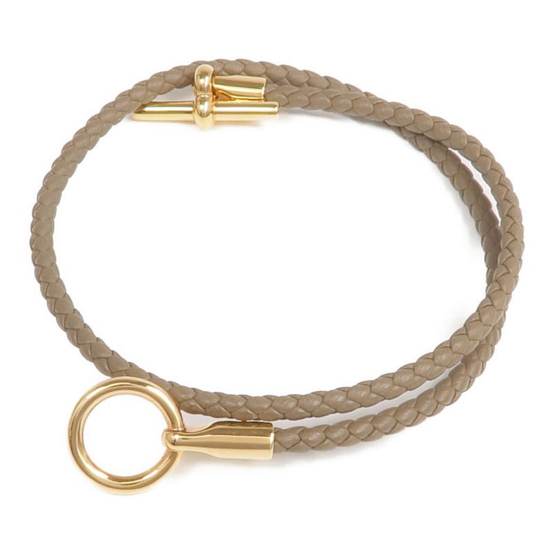 HERMES Swift皮革Glenan Double Tour Bracelet手鏈-5