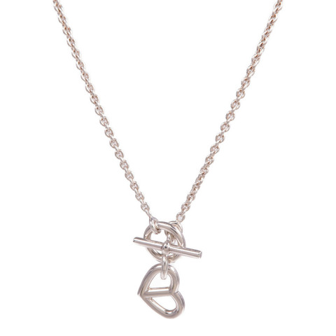 HERMES 925純銀Cache Coeur Amulette Pendant項鍊