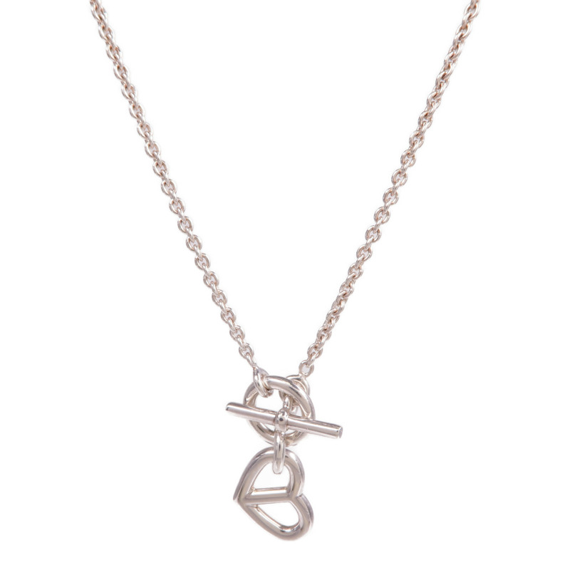 HERMES 925純銀Cache Coeur Amulette Pendant項鍊-0