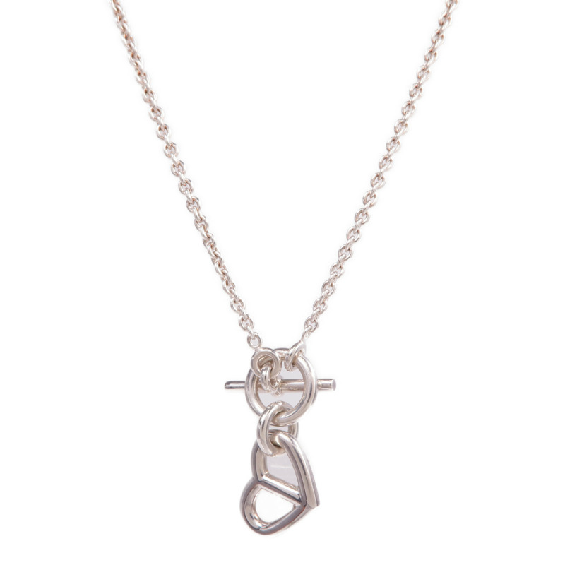 HERMES 925純銀Cache Coeur Amulette Pendant項鍊-1