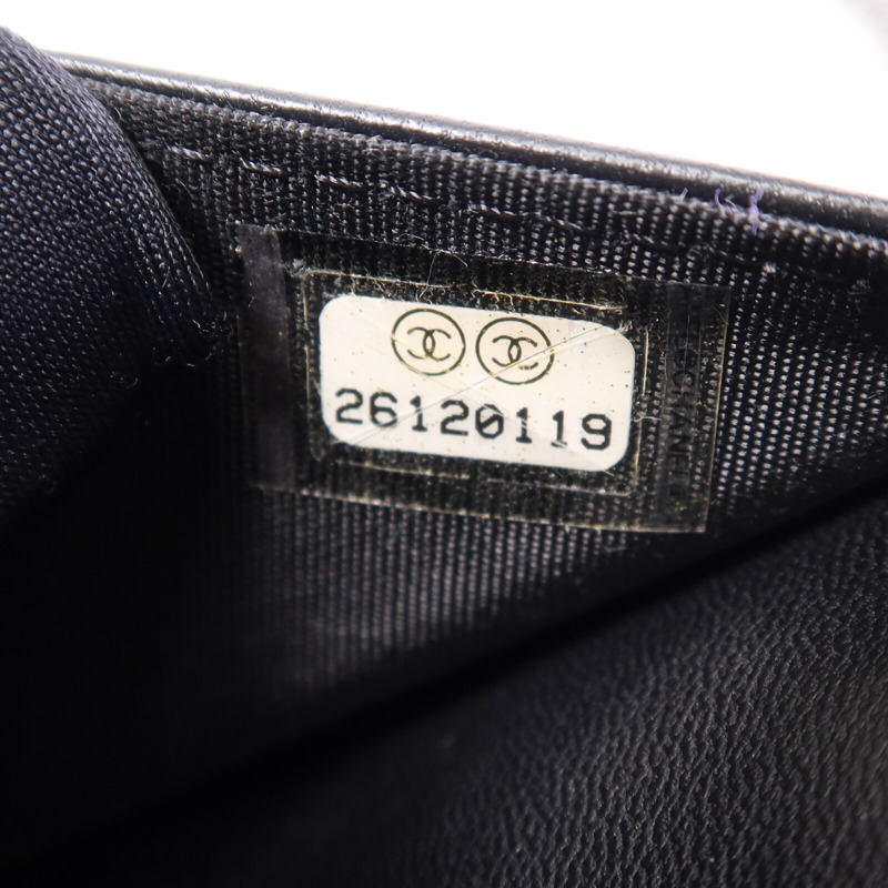 CHANEL 牛皮皮革WOC Wallet On Chain銀扣鏈帶肩背袋-7