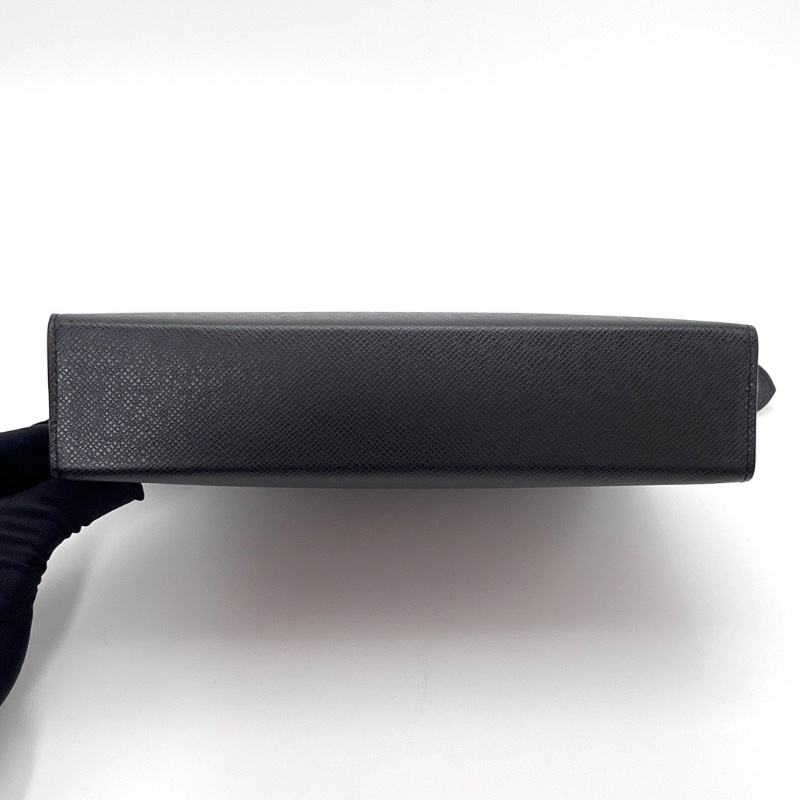 LV黑色中號手拿洗漱包 27*20*6 全新閒置配件盒子塵袋-4