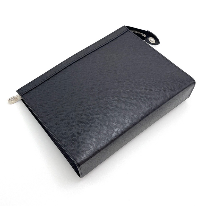 LV黑色中號手拿洗漱包 27*20*6 全新閒置配件盒子塵袋-5