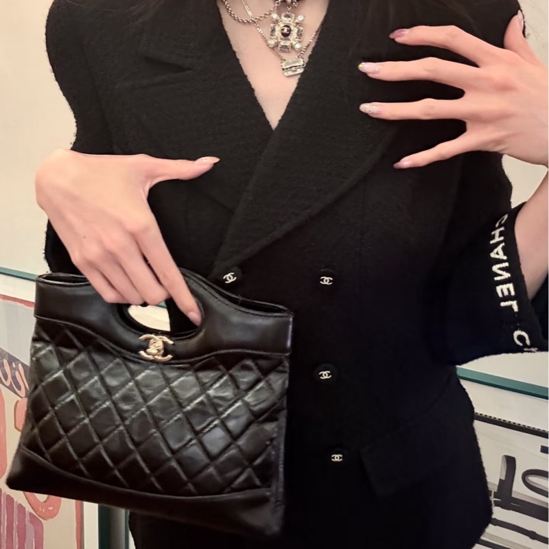 【全❤️全套帶票】Chanel 31bag mini手提單肩包雙鏈條-3