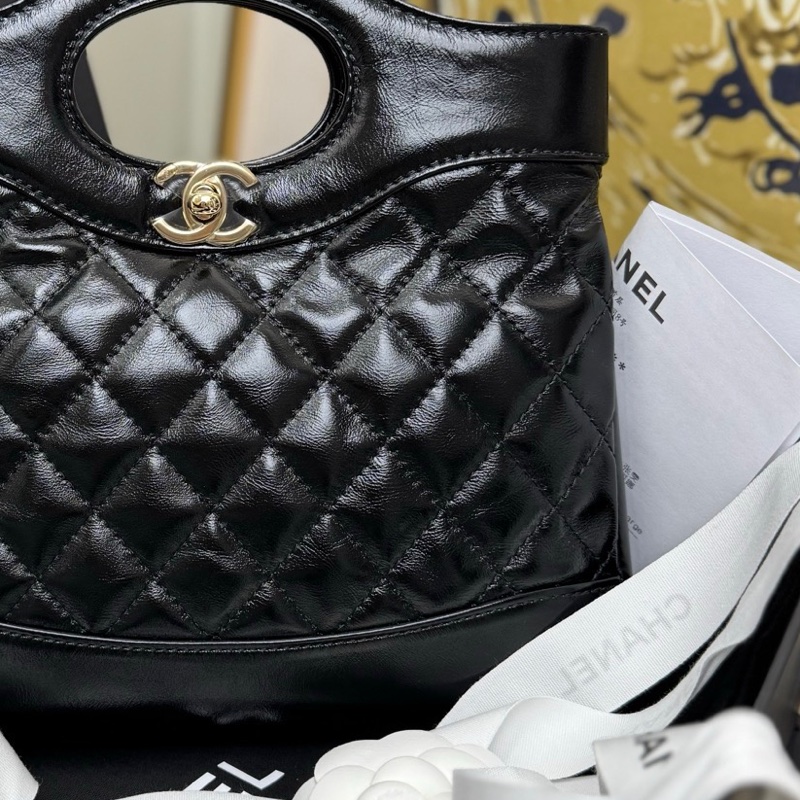 【全❤️全套帶票】Chanel 31bag mini手提單肩包雙鏈條-5