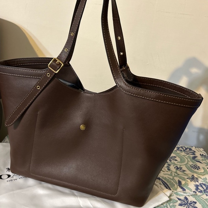 COACH 寇馳托特包 近全新閒置 有防塵袋、專櫃品牌紙袋-5