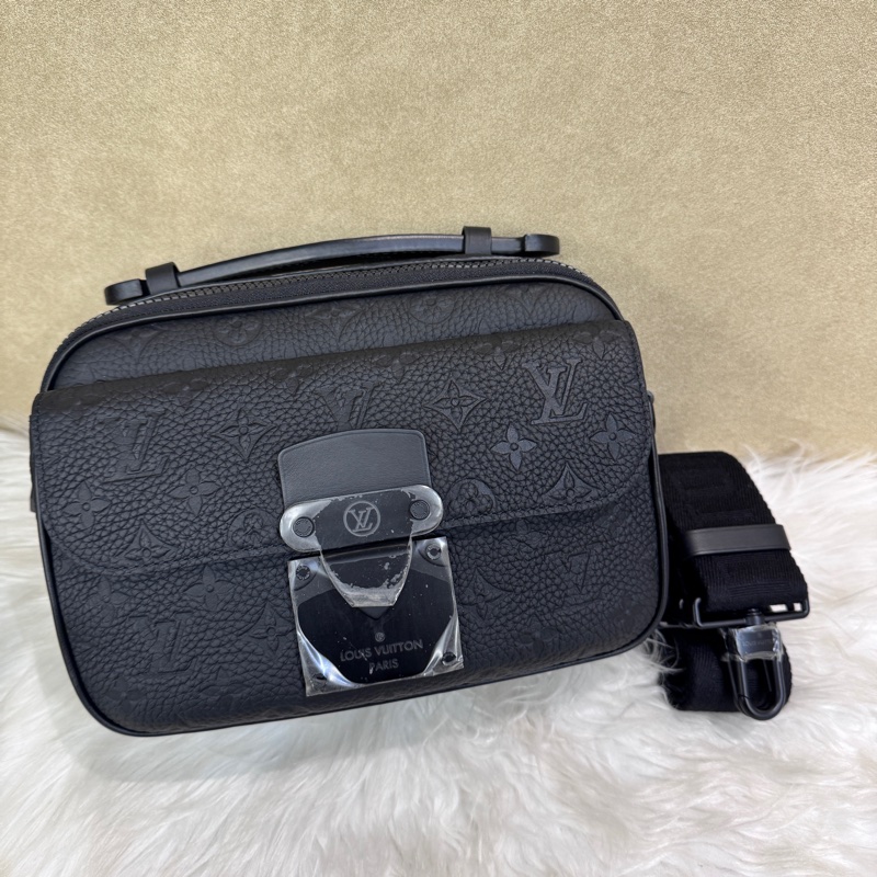 LV S-Lock 郵差包 晶片款 近全新-0