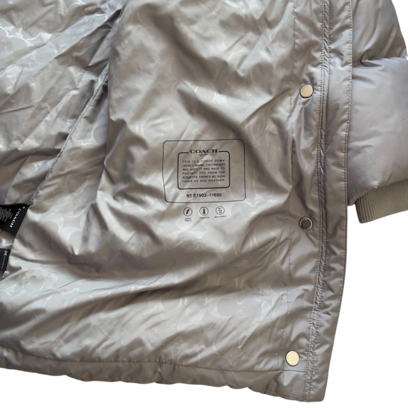 COACH 羽絨 長外套-10