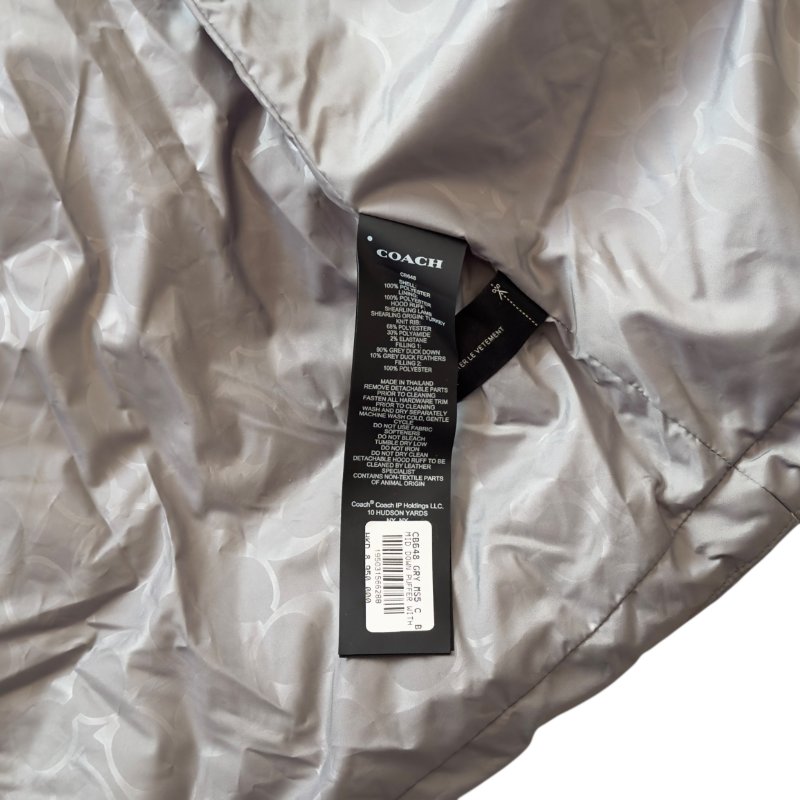 COACH 羽絨 長外套-13
