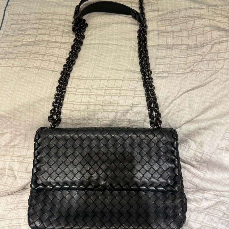 Bottega Veneta olimpia經典編織肩背斜背包-9