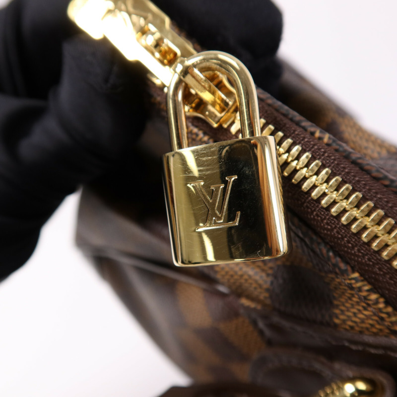 LOUIS VUITTON Damier Verona PM金扣肩背袋-6