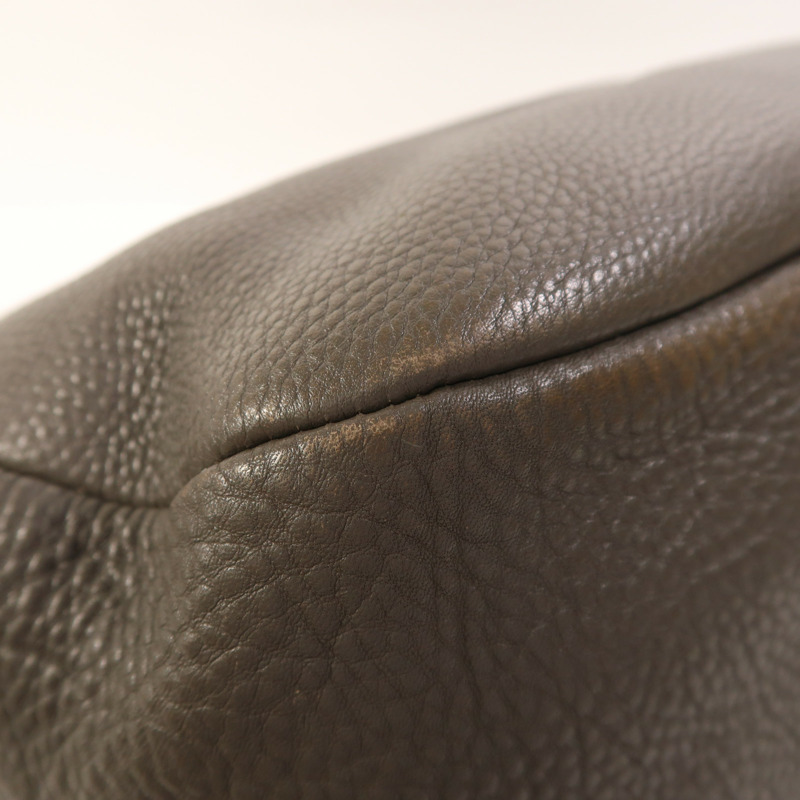 PRADA 牛皮皮革Shoulder Bag金扣肩背袋-12