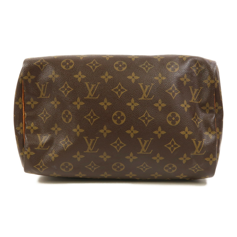 LOUIS VUITTON Monogram Speedy 30金扣手挽袋-3