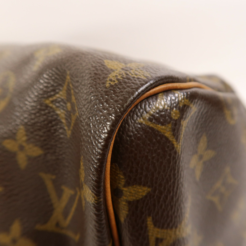 LOUIS VUITTON Monogram Speedy 30金扣手挽袋-10