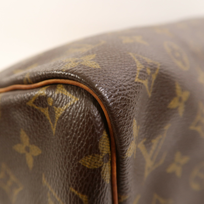 LOUIS VUITTON Monogram Speedy 30金扣手挽袋-11