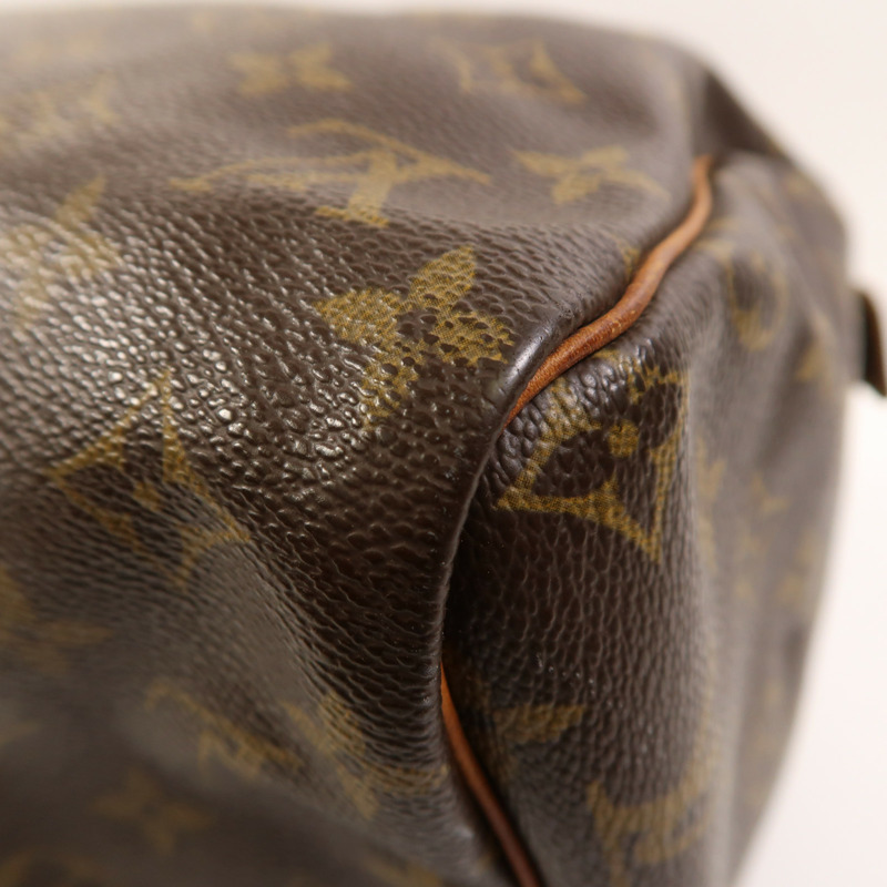 LOUIS VUITTON Monogram Speedy 30金扣手挽袋-12