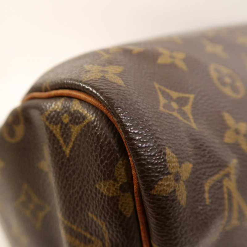 LOUIS VUITTON Monogram Speedy 30金扣手挽袋-13