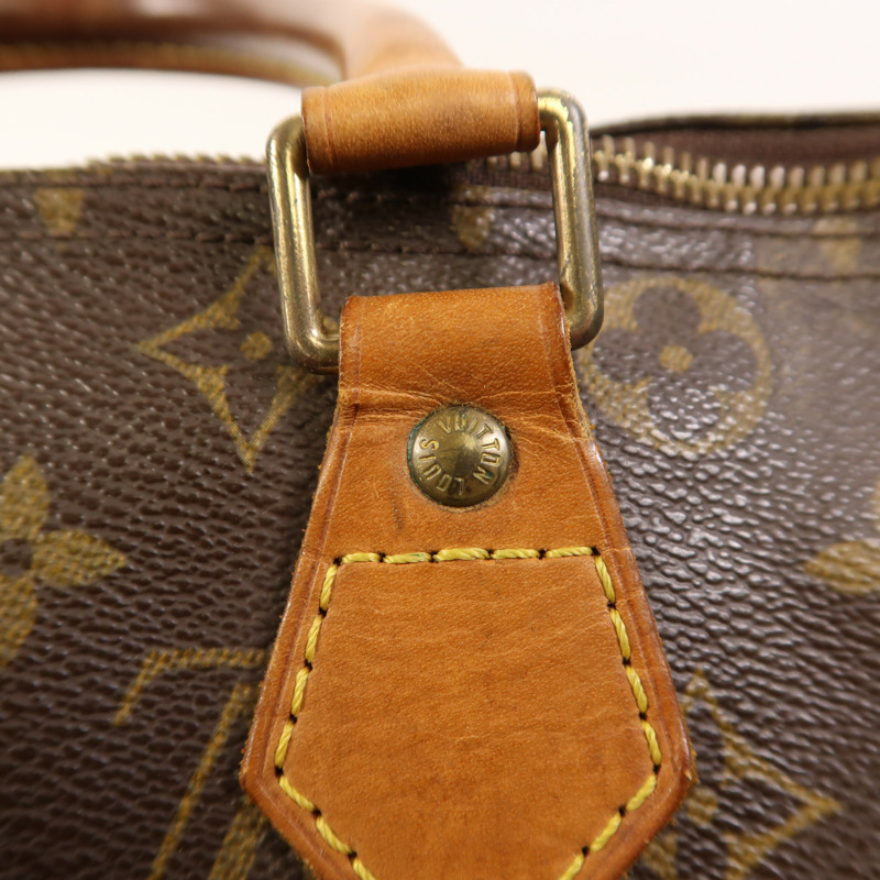 LOUIS VUITTON Monogram Speedy 30金扣手挽袋-15
