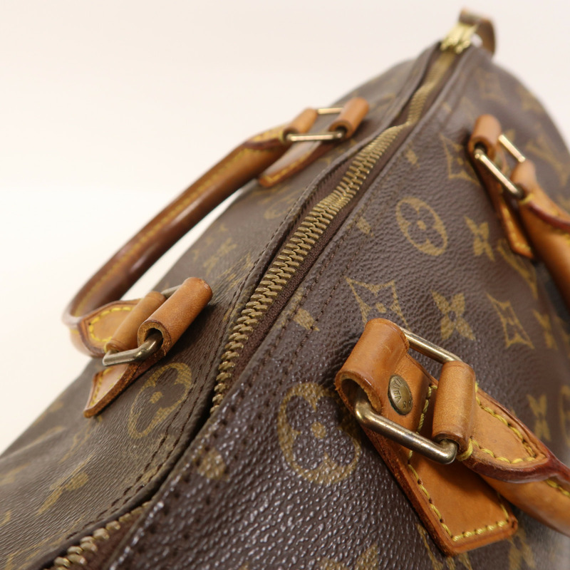 LOUIS VUITTON Monogram Speedy 30金扣手挽袋-18