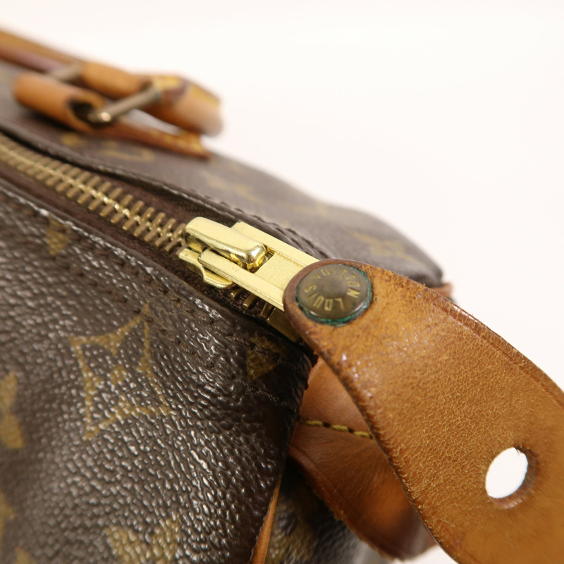 LOUIS VUITTON Monogram Speedy 30金扣手挽袋-19