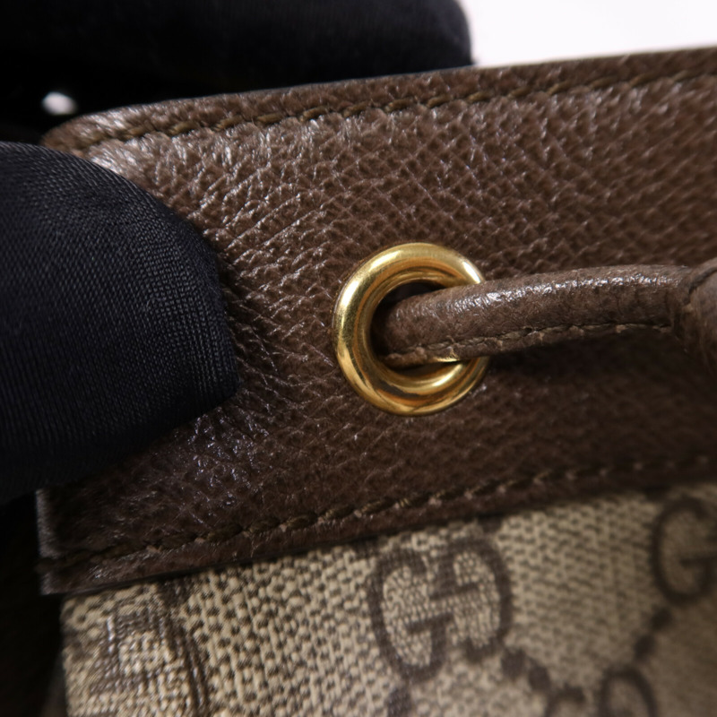 GUCCI 塗層帆布Ophidia Mini Bucket金扣肩背袋-13