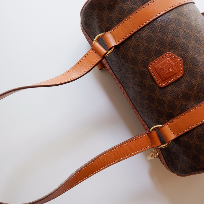 Celine經典老花圓筒包-2