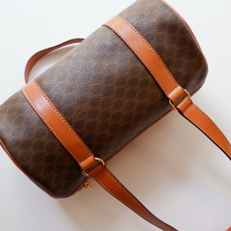 Celine經典老花圓筒包-4