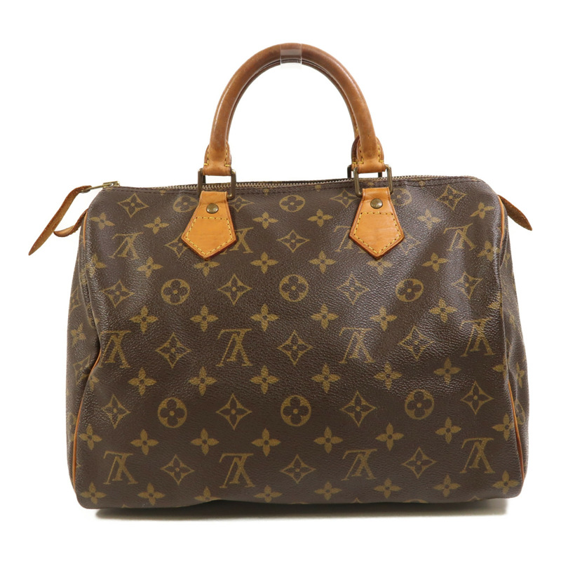 LOUIS VUITTON Monogram Speedy 30金扣手挽袋-1
