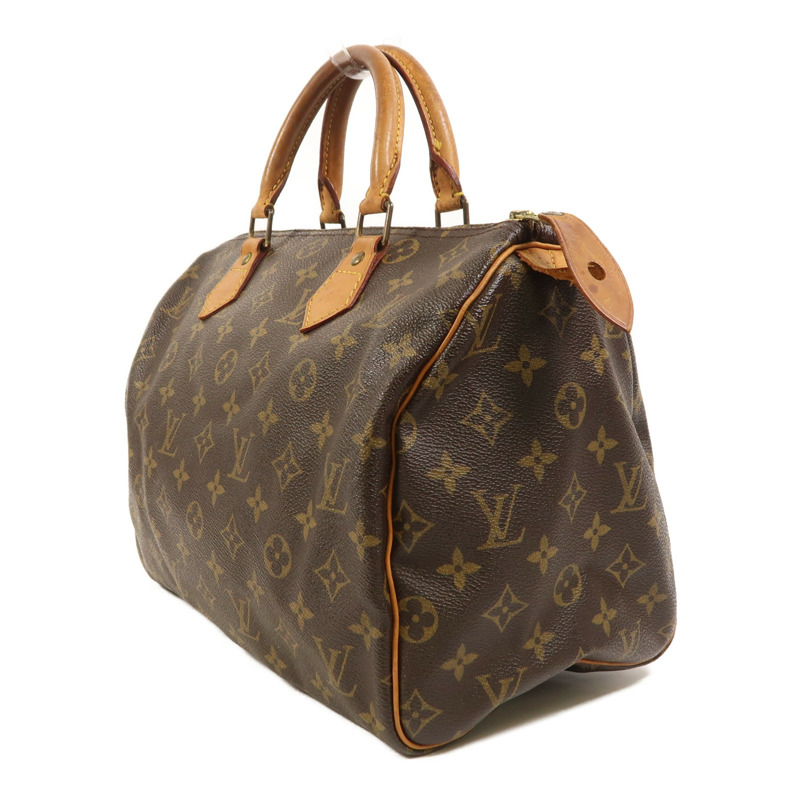 LOUIS VUITTON Monogram Speedy 30金扣手挽袋-2