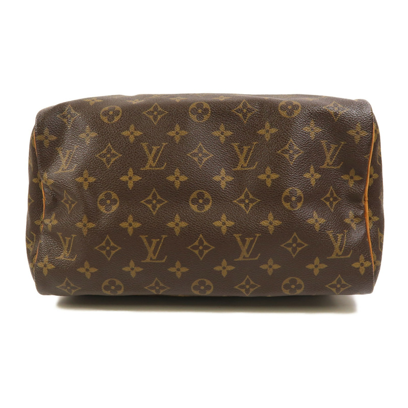 LOUIS VUITTON Monogram Speedy 30金扣手挽袋-3