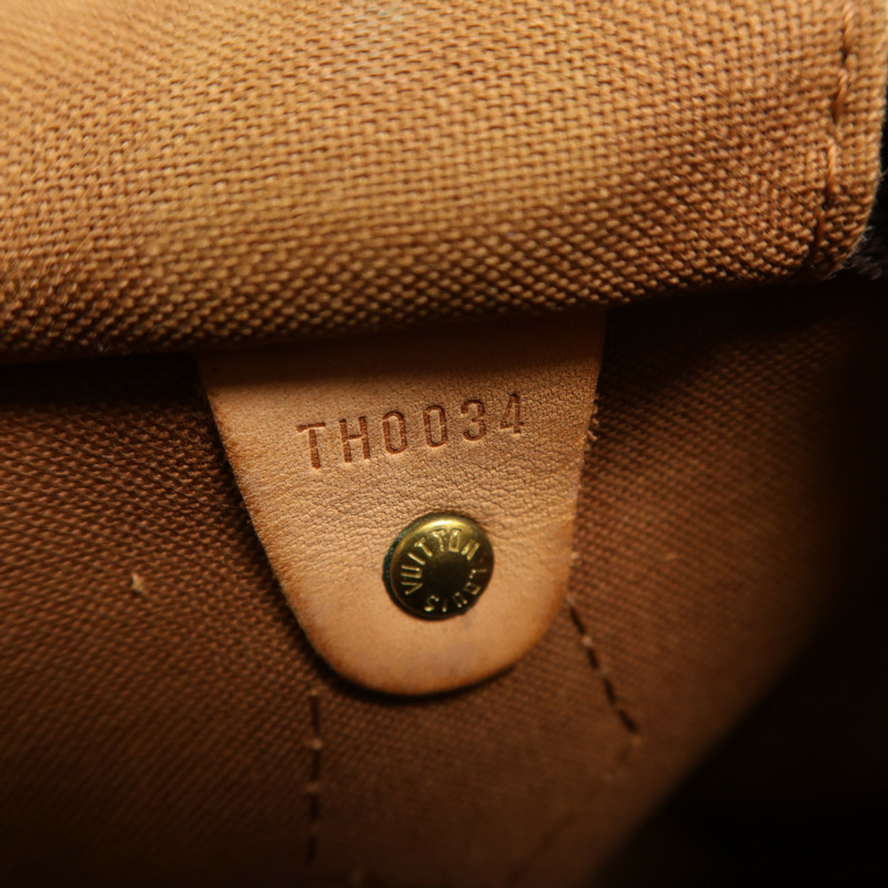 LOUIS VUITTON Monogram Speedy 30金扣手挽袋-7