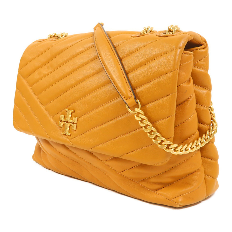 Tory Burch 牛皮皮革Chain Shoulder金扣鏈帶肩背袋-2