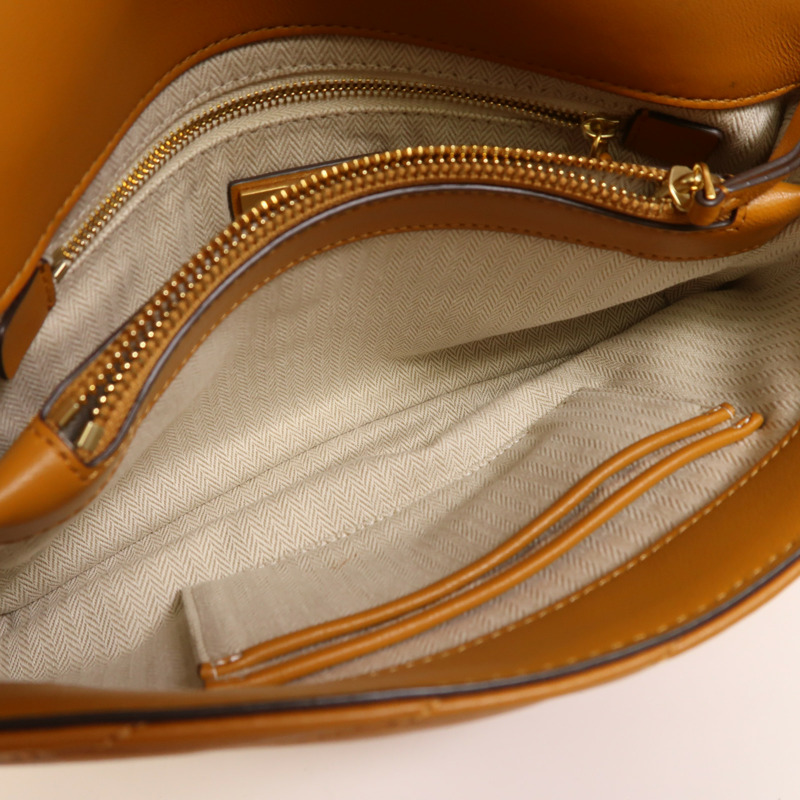 Tory Burch 牛皮皮革Chain Shoulder金扣鏈帶肩背袋-4
