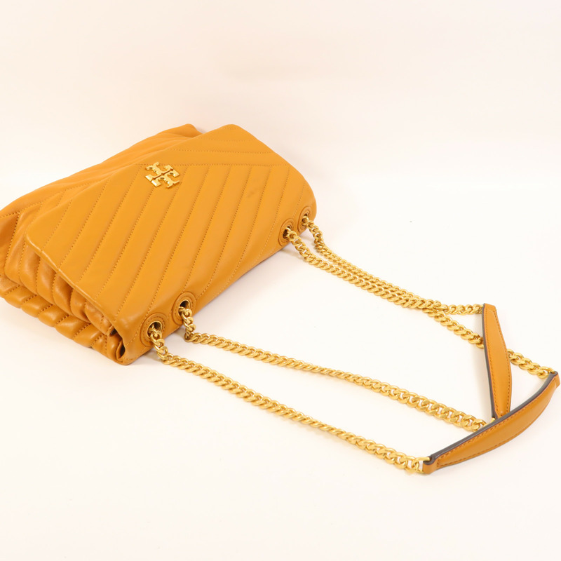 Tory Burch 牛皮皮革Chain Shoulder金扣鏈帶肩背袋-8