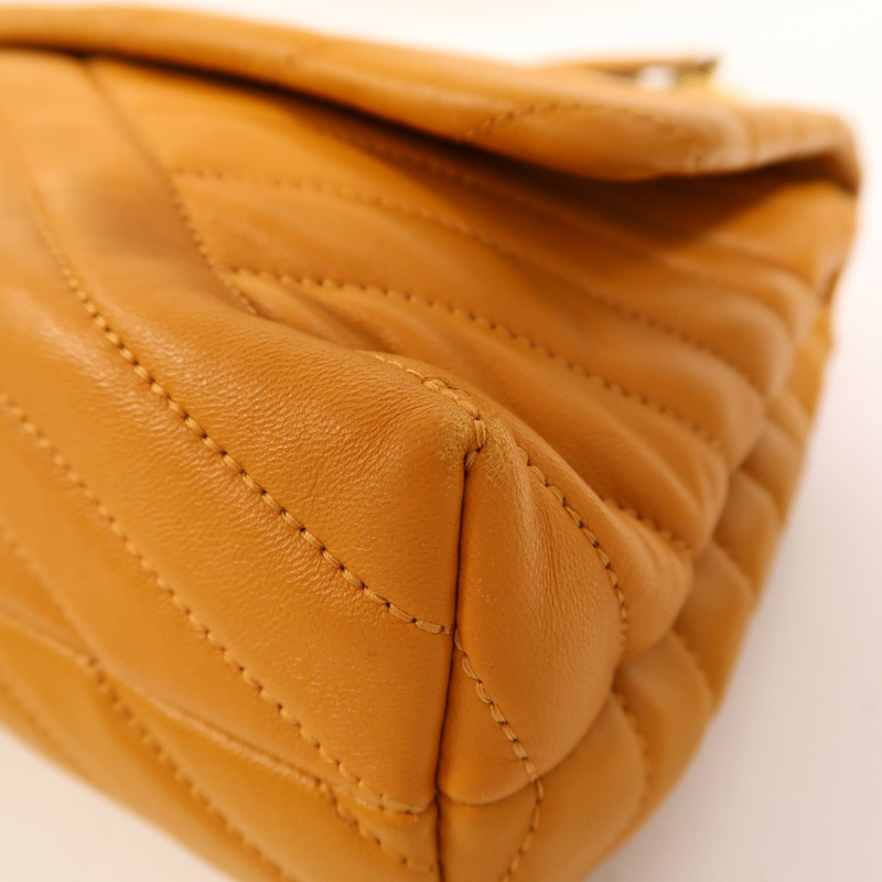 Tory Burch 牛皮皮革Chain Shoulder金扣鏈帶肩背袋-11