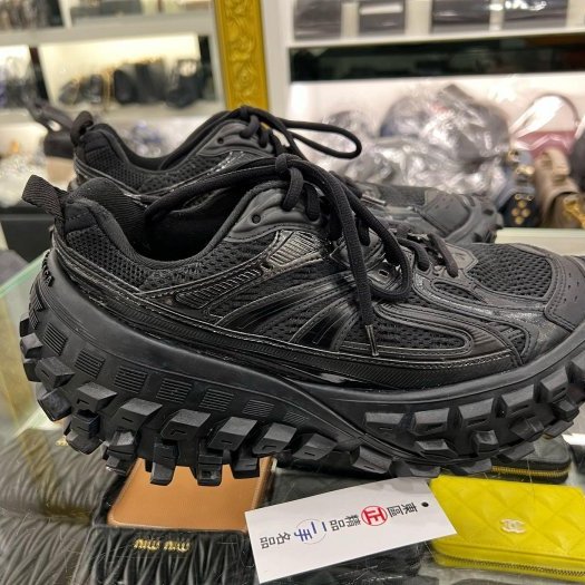 東區正精品㊣BALENCIAGA 685613 BOUNCER SNEAKER 黑色老爹鞋 40號 RZ5847-2