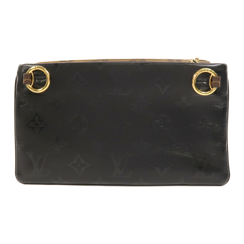 LOUIS VUITTON Monogram/Monogram Reverse Pochette LV 3金扣肩背袋-1