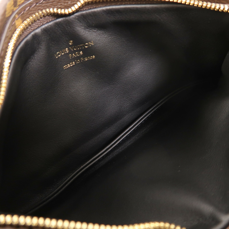 LOUIS VUITTON Monogram/Monogram Reverse Pochette LV 3金扣肩背袋-5
