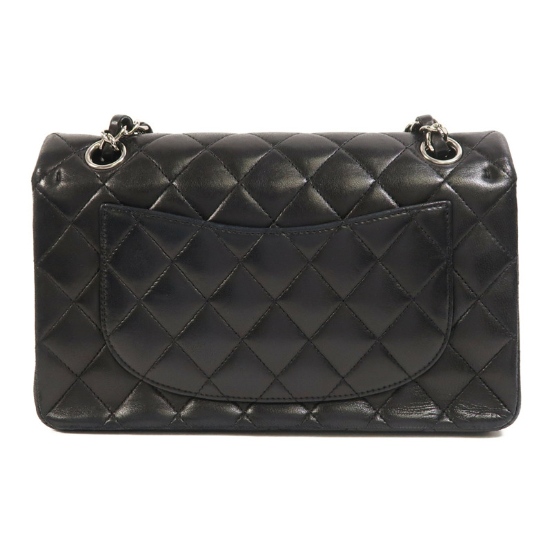 CHANEL 羊皮皮革Classic 23銀扣鏈帶肩背袋-1