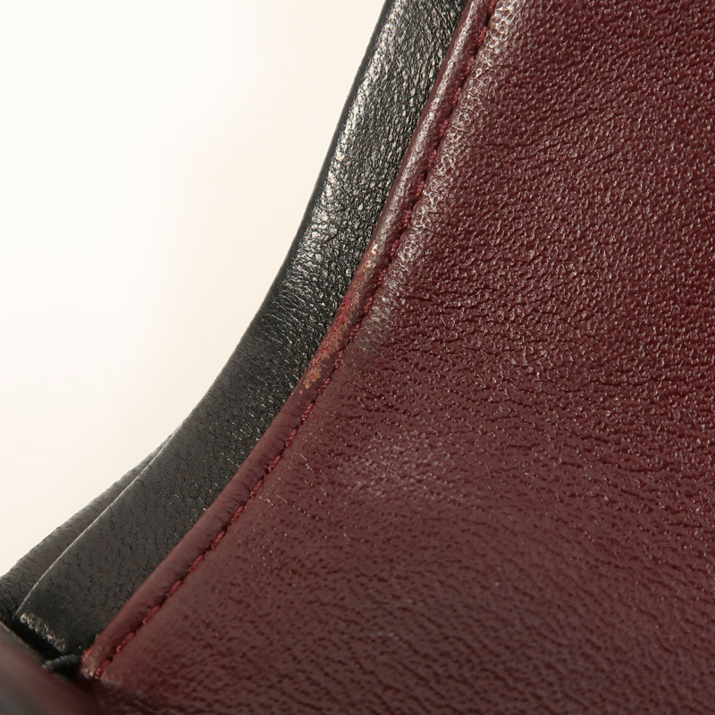 CHANEL 羊皮皮革Classic 23銀扣鏈帶肩背袋-17