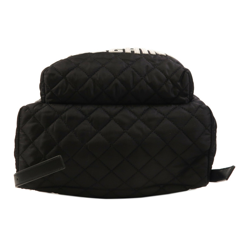 MOSCHINO 尼龍Backpack銀扣背包-3