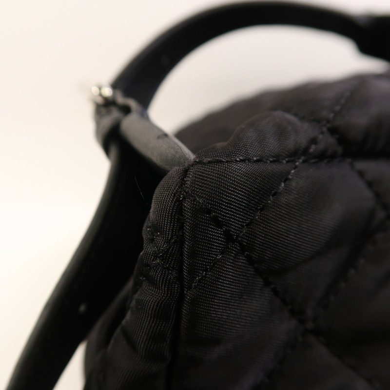 MOSCHINO 尼龍Backpack銀扣背包-11