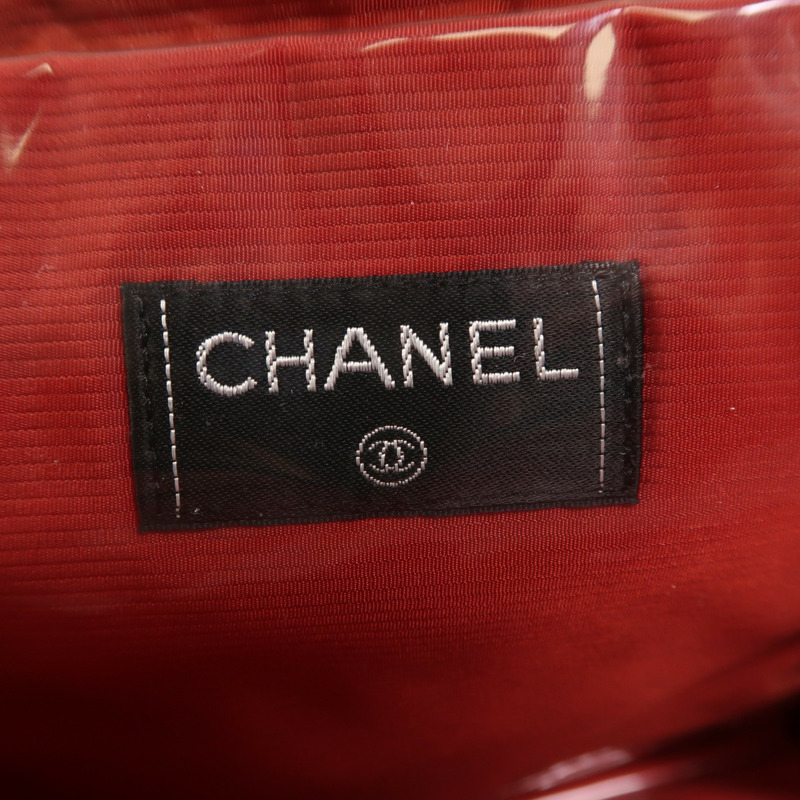 CHANEL 尼龍Travel Line Hang Bag銀扣手挽袋-7