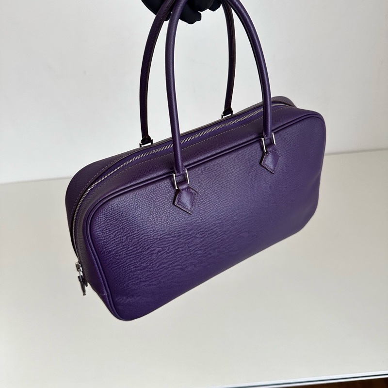 (99%新）Hermes Plume Élan Iris 紫色 28 手袋-4