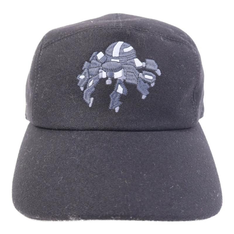 HERMES 羊絨Spider Robot Hat帽子Noir-0